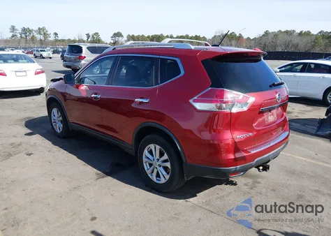 2016 Nissan Rogue Sv z USA, uszkodzony, nr VIN KNMAT2MT4GP695581